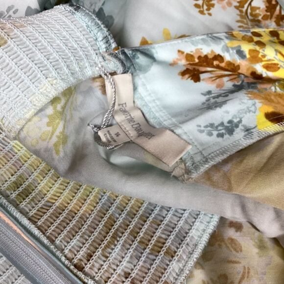 Favorite Daughter Marigold Bloom Floral Print Side Slit Maxi Dress Women’s Size - Picture 15 of 17